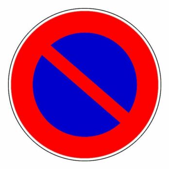 défense de stationner