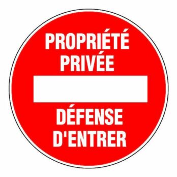 propriété privée