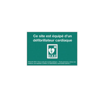 Signalétique DAE – Panneau de Localisation Défibrillateur Conforme et Visible