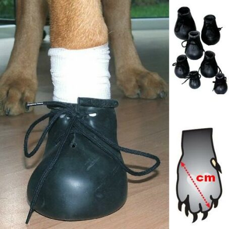 Bottines caoutchouc pour chien