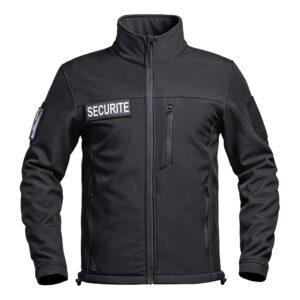 Veste softshell Sécu-One flap sécurité noir