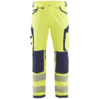 Hivis stretch trouser Jaune/Marine