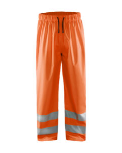 Pantalon de pluie HV niveau 1 Orange fluo