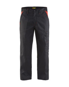 Pantalon Industrie Noir/Rouge