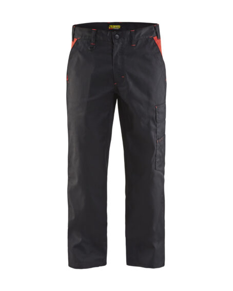 Pantalon Industrie Noir/Rouge