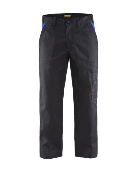 Pantalon Industrie Noir/Bleu roi