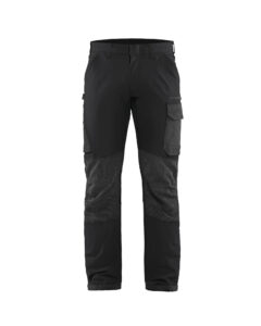 Pantalon maintenance stretch 4D Noir/Gris foncé