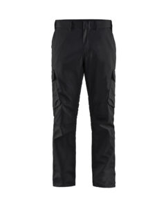 Pantalon industrie stretch 2D Noir/Rouge