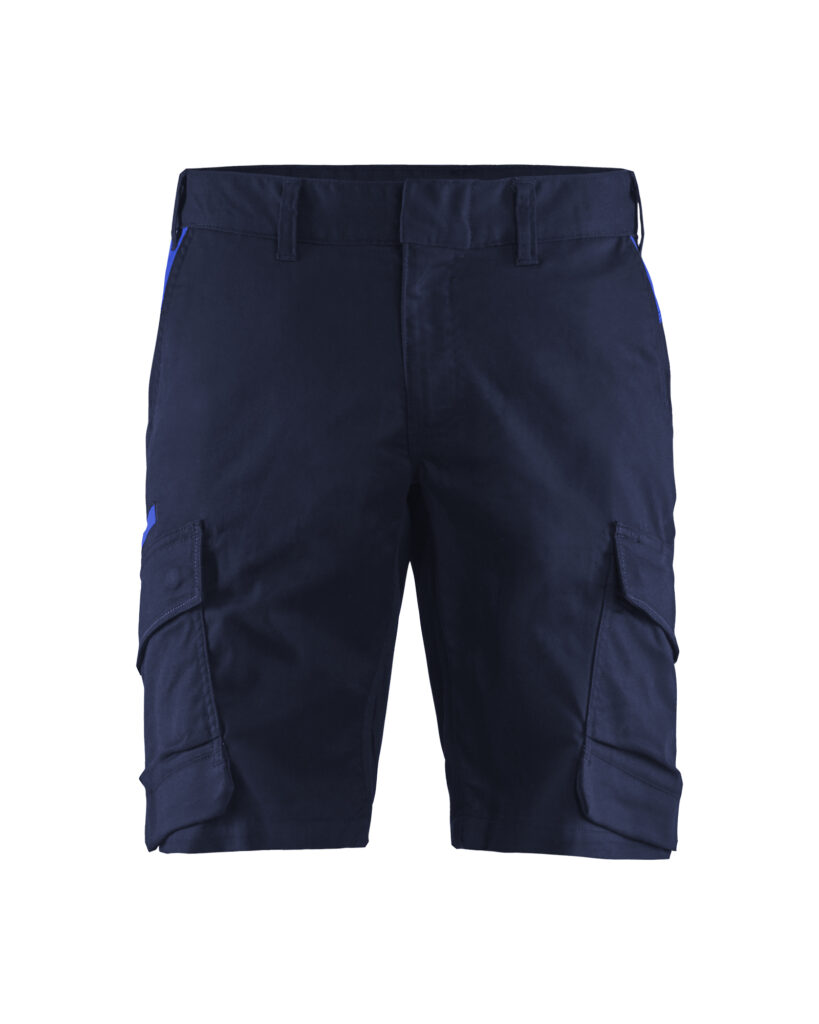 Short Industrie stretch 2D Marine/Bleu Roi