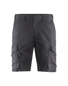 Short Industrie stretch 2D Gris Moyen/Noir