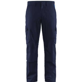 Pantalon industrie avec poches genouillères stretch 2D Marine/Bleu Roi