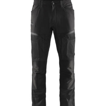 Pantalon maintenance +stretch Noir/Gris foncé