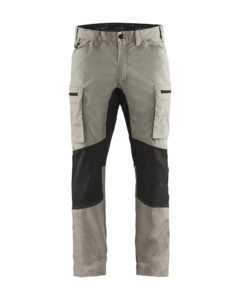 Pantalon maintenance +stretch Beige/Noir