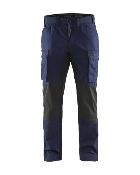 Pantalon maintenance +stretch Marine/Noir