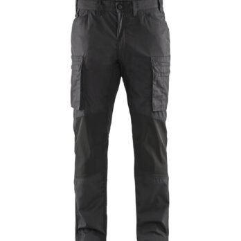 Pantalon maintenance +stretch Gris Foncé/Noir