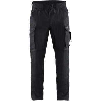 Flame stretch trousers Noir