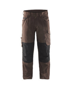 Pantalon maintenance +stretch Marron/Noir