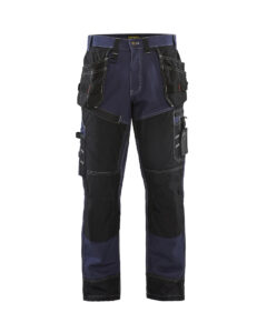 Pantalon X1500 coton Marine/Noir