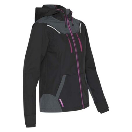 BLOUSON DE TRAVAIL - FLORENCE - noir fushia - North ways