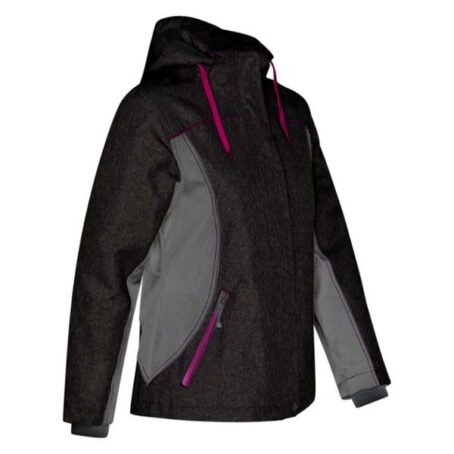 1504 FLAVIE NOIRFU 1 20210730 pi hi600 li600 PARKA DE TRAVAIL - FLAVIE - noir fushia - North Ways