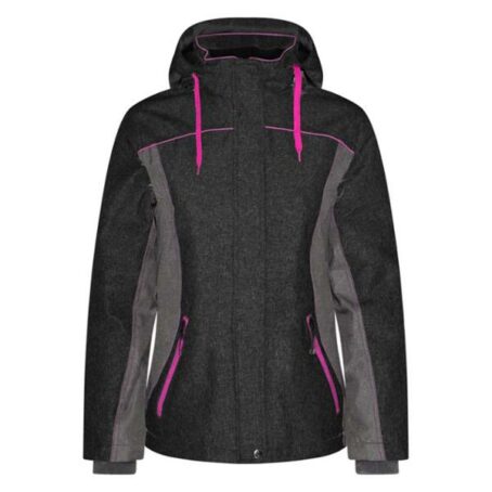 1504 FLAVIE NOIRFU 2 20210730 pi hi600 li600 PARKA DE TRAVAIL - FLAVIE - noir fushia - North Ways