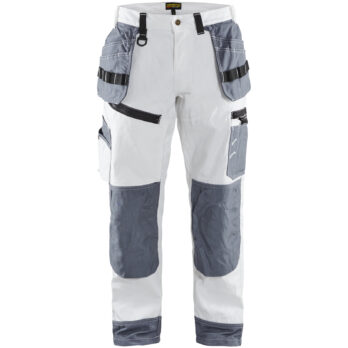 Pantalon X1500 peintre Blanc/Gris clair