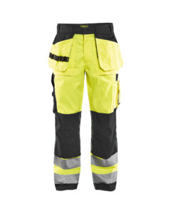 Pantalon Artisan haute visibilité Jaune fluo/Noir