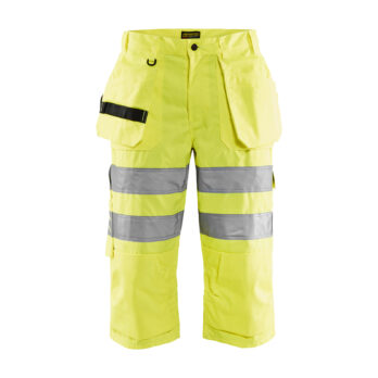 Pantacourt Haute-Visibilité Jaune fluo