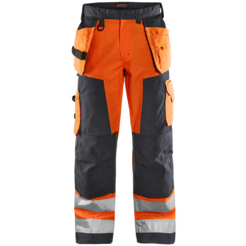 Pantalon Artisan haute visibilité Orange fluo/Gris anthracite