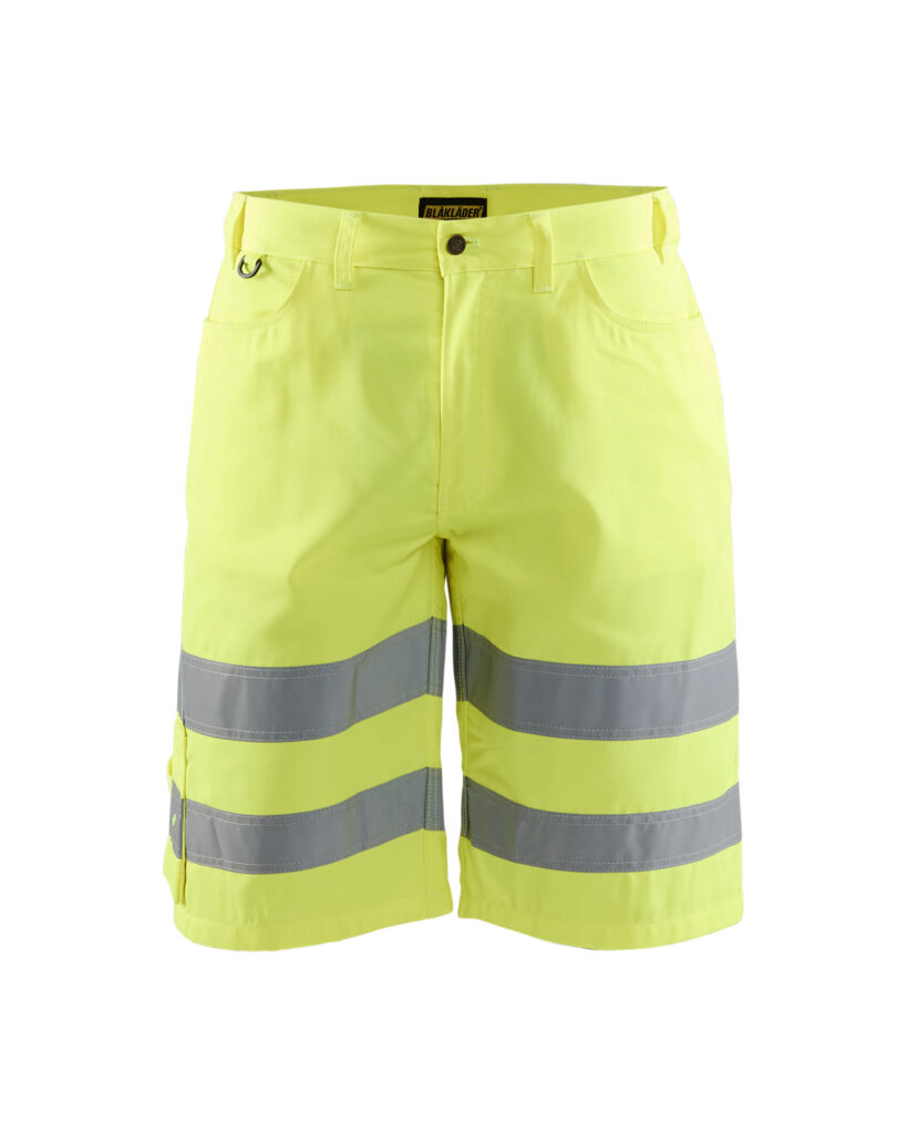 Short haute-visibilité Jaune fluo