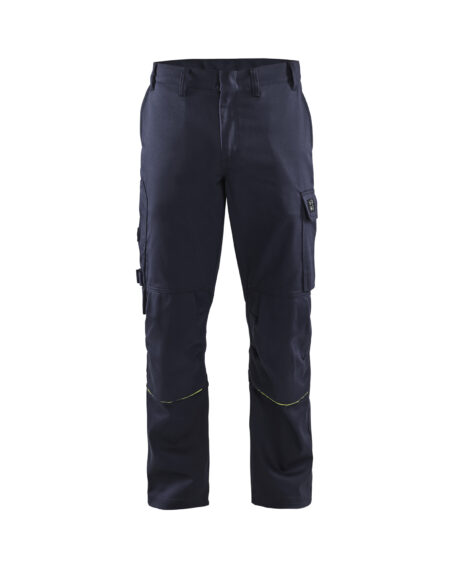 Pantalon de soudeur Marine/Jaune fluo