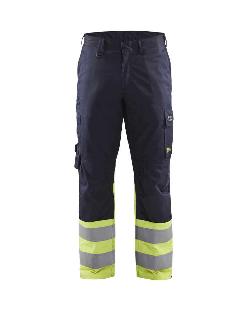 FR trousers Marine/Jaune