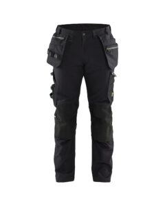 Craftsman trousers with stretch  Black/Black