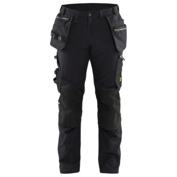 Craftsman trousers with stretch  Black/Black