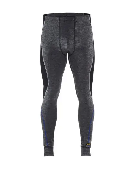 WARM 100% MERINO Long John Grey/Black