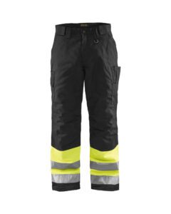 Pantalon haute visibilité hiver Jaune fluo/Noir