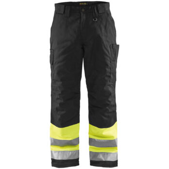 Pantalon haute visibilité hiver Jaune fluo/Noir