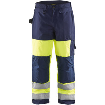 Pantalon hiver haute visibilité Jaune fluo/Marine