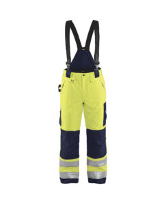 Pantalon hiver haute visibilité Jaune fluo/Marine