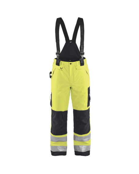 Pantalon hiver haute visibilité Jaune fluo/Noir