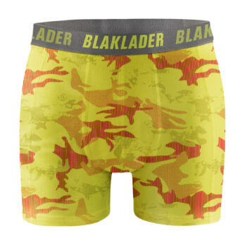 Boxers - Pack X2 Jaune fluo/Gris clair