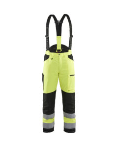 Pantalon tronçonneuse haute visibilité Jaune fluo/Noir