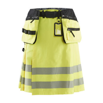 Kilt haute visibilité Jaune fluo/Noir