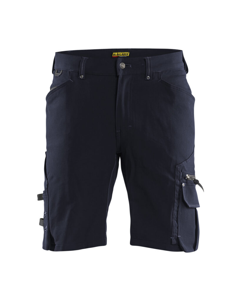 Short X1900 artisan stretch 4D sans poche flottante Marine foncé/Noir