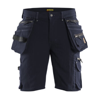 Short X1900 artisan stretch 4D Marine foncé/Noir