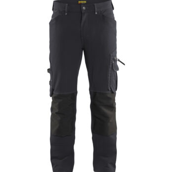 Pantalon X1900 artisan stretch 4D sans poches flottantes Gris Foncé/Noir