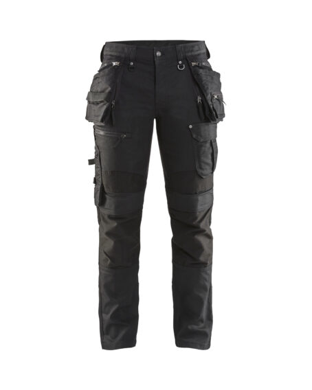 Pantalon X1900 Artisan stretch 2D Noir/Noir