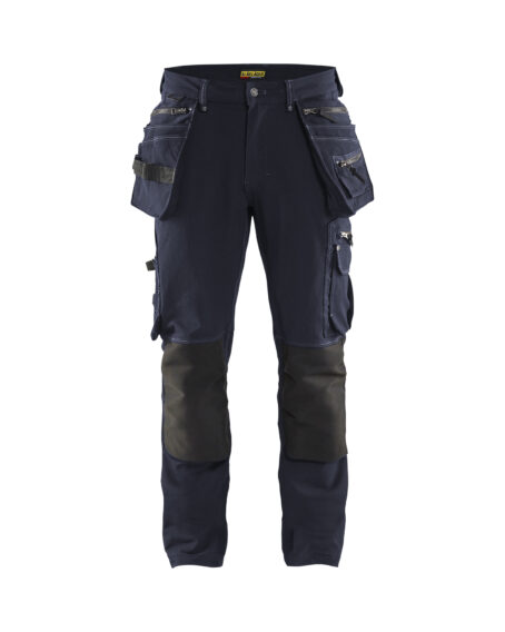 Pantalon X1900 artisan stretch 4D Marine foncé/Noir