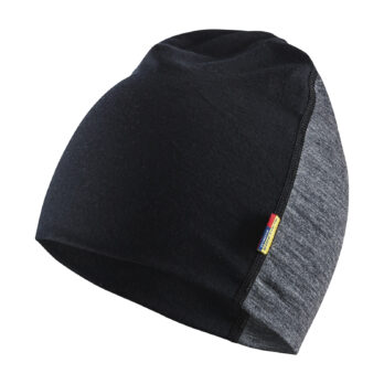 Merino beanie Grey/Black