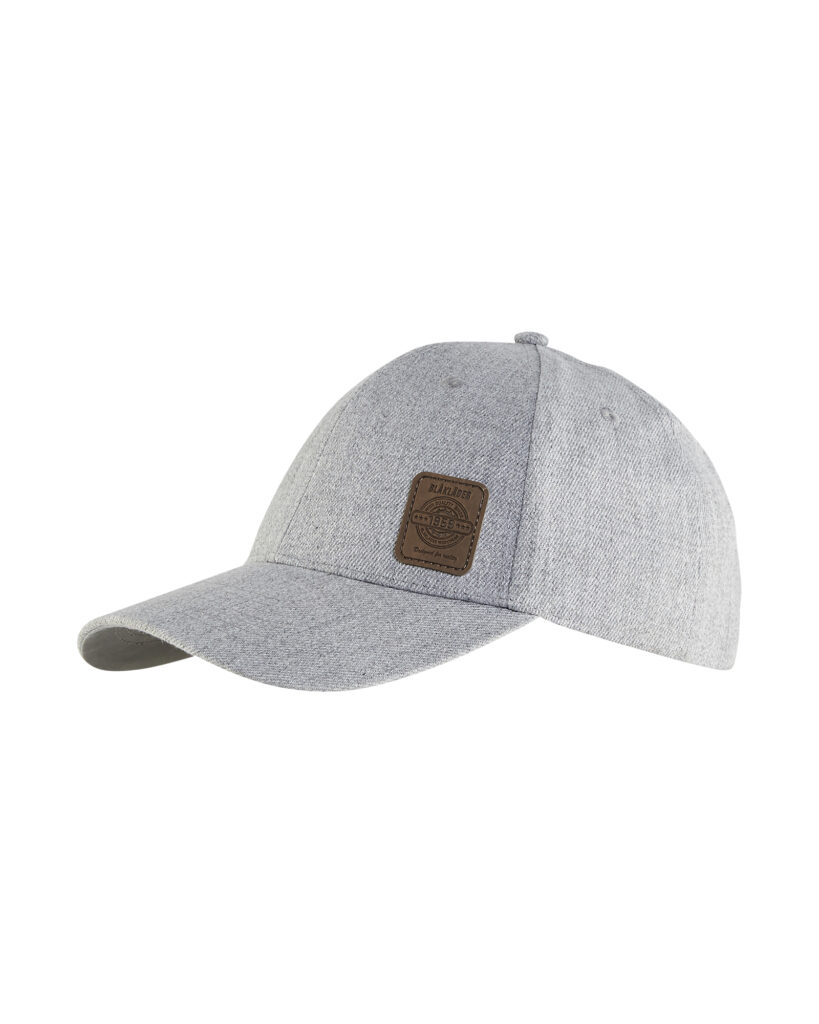 Casquette en laine Gris chiné